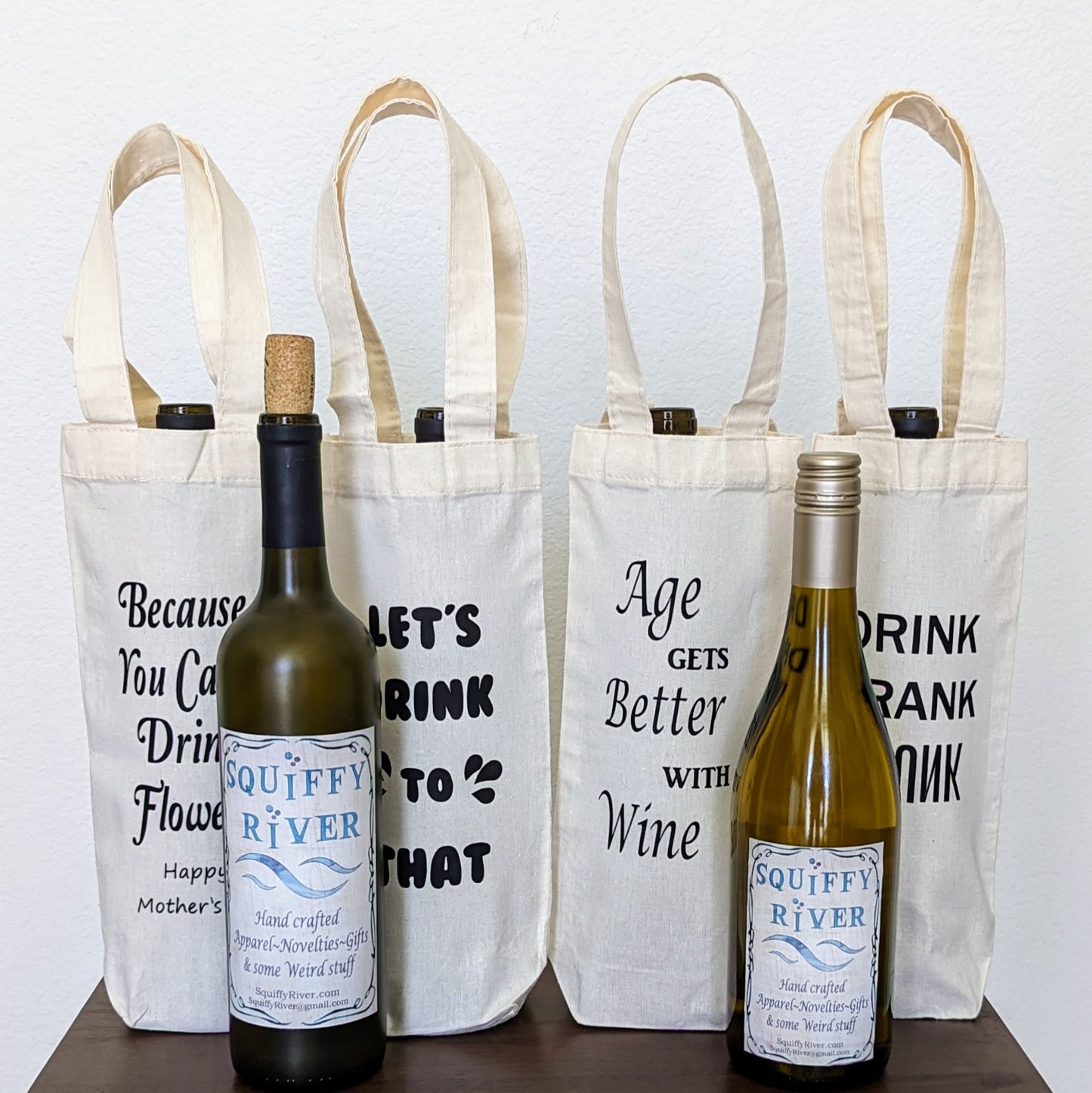 Canvas Bottle Bag