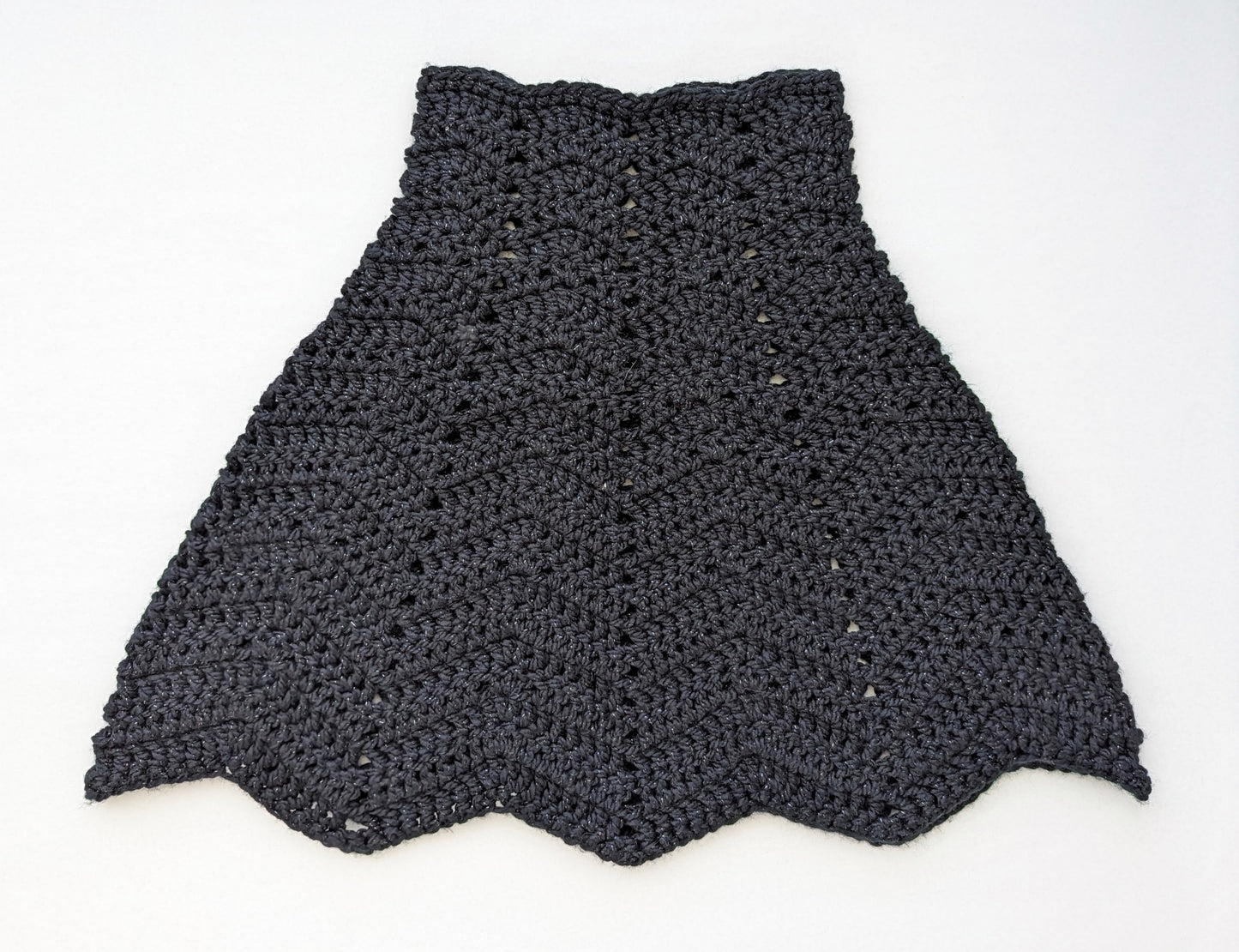 Ripple Cropped Poncho