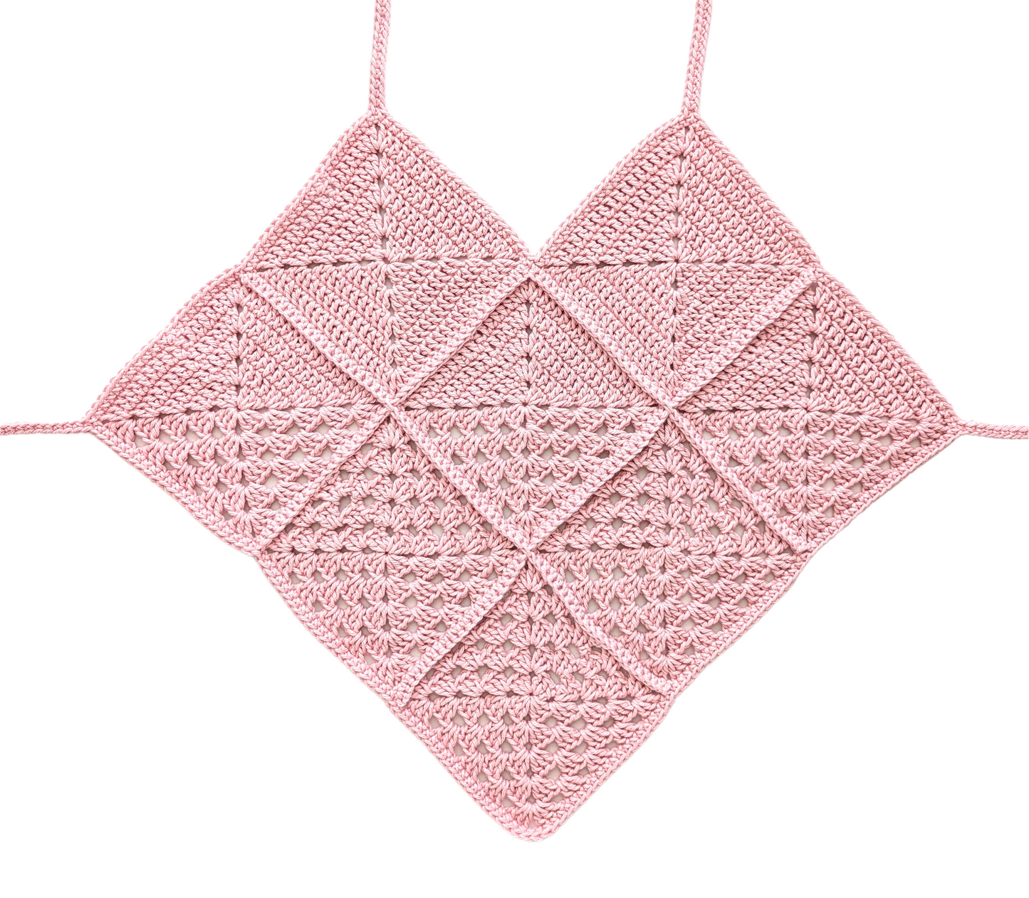 Fading Granny Square Cover Up Halter